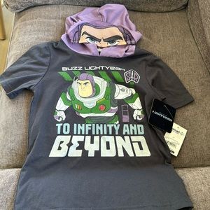 Disney LIGHTYEAR PIXAR T-shirt with hood and mask